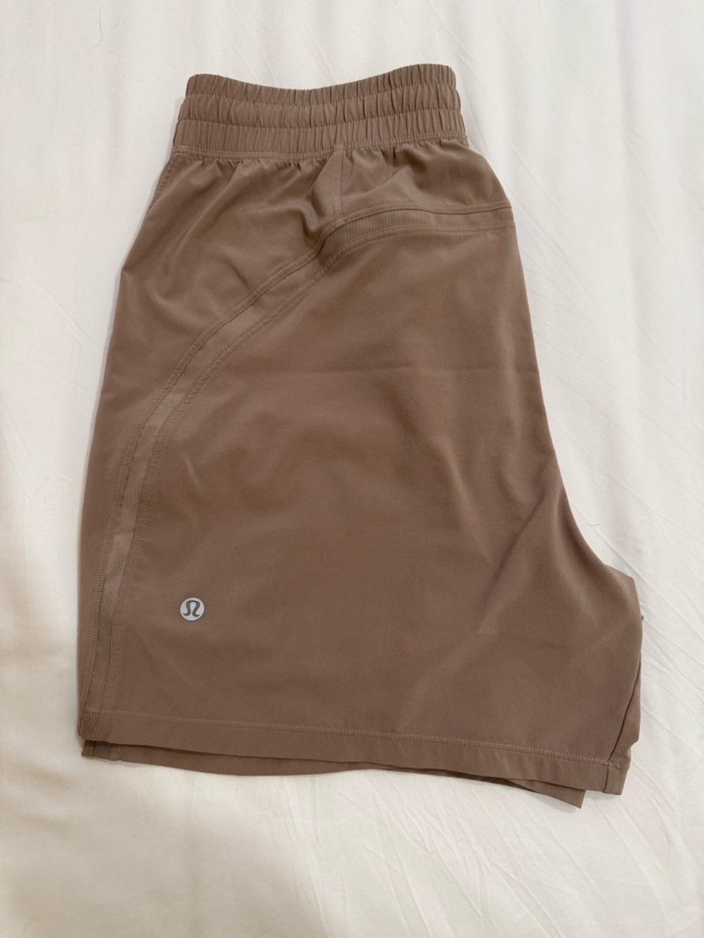 lululemon Pace Breaker Linerless Short 5” | Size Medium | Tan
